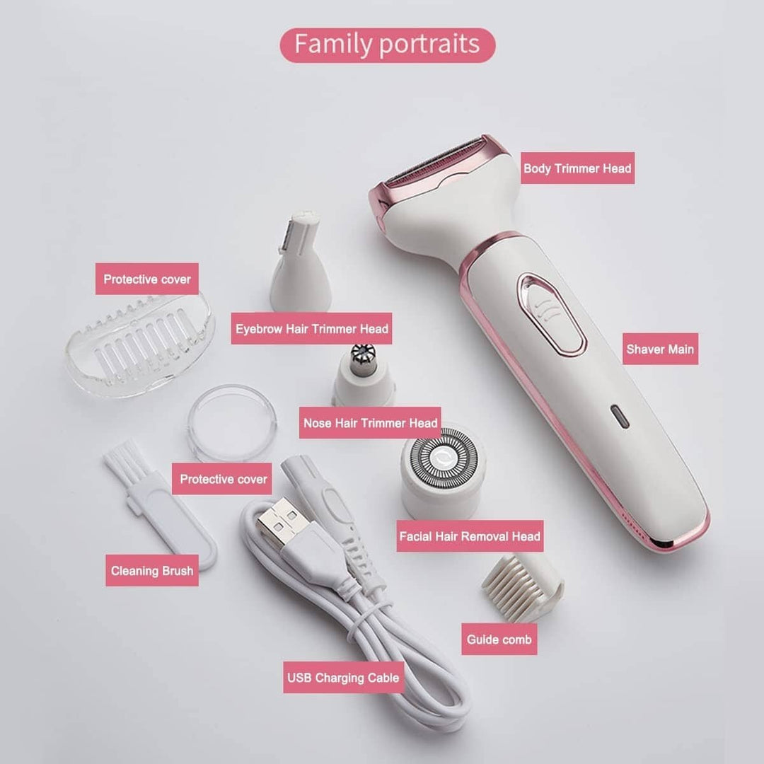 4-in-1 Electric Razor for Women Image 4