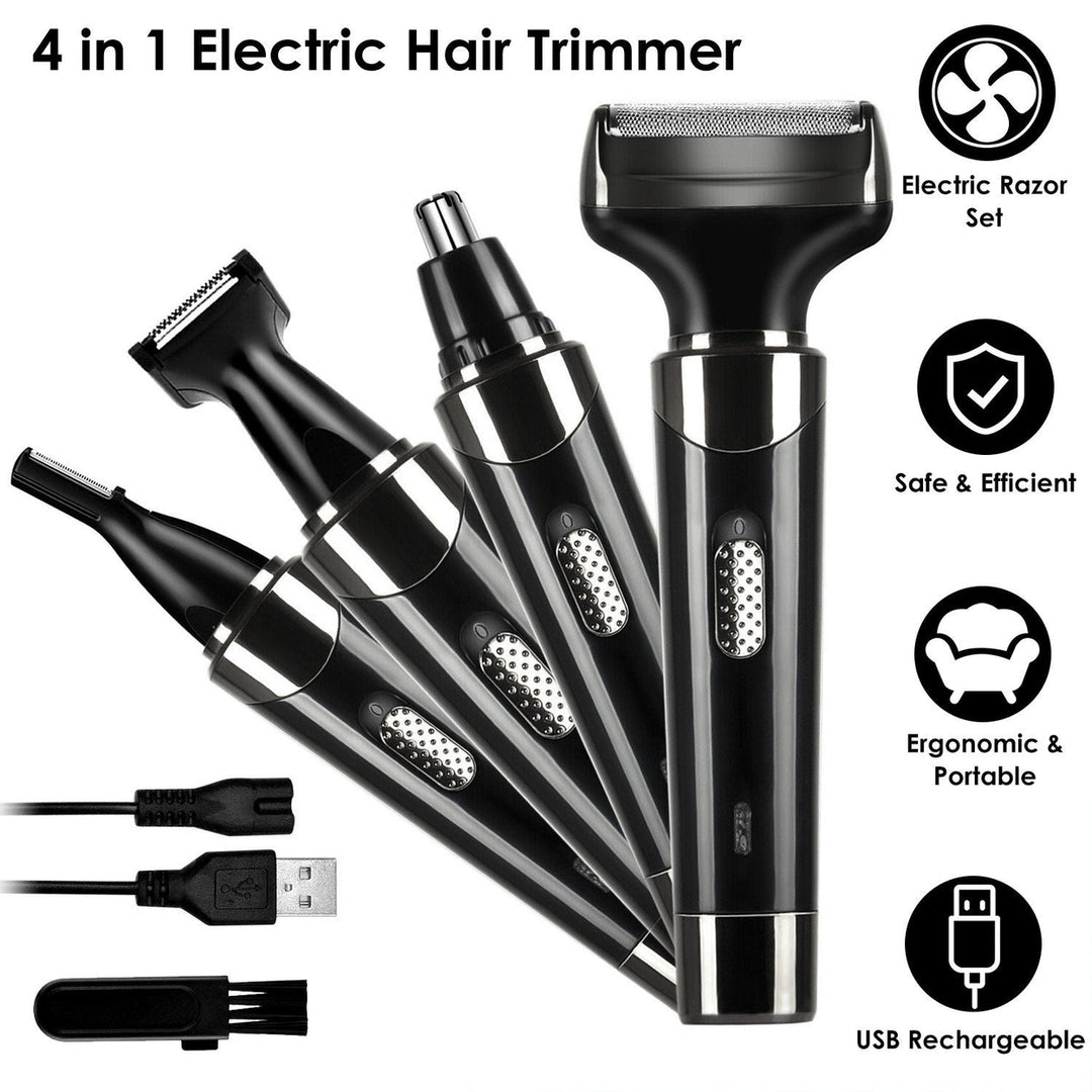 4-in-1 Rechargeable Hair Trimmer Image 2