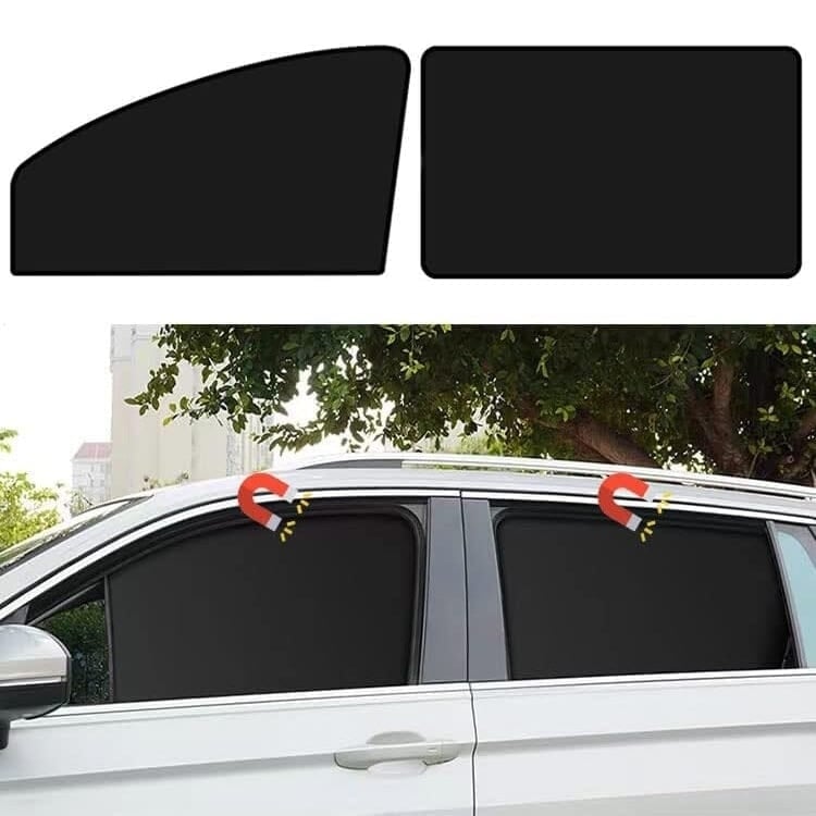 4-Pack: Car Side Window Sun Shades Image 1