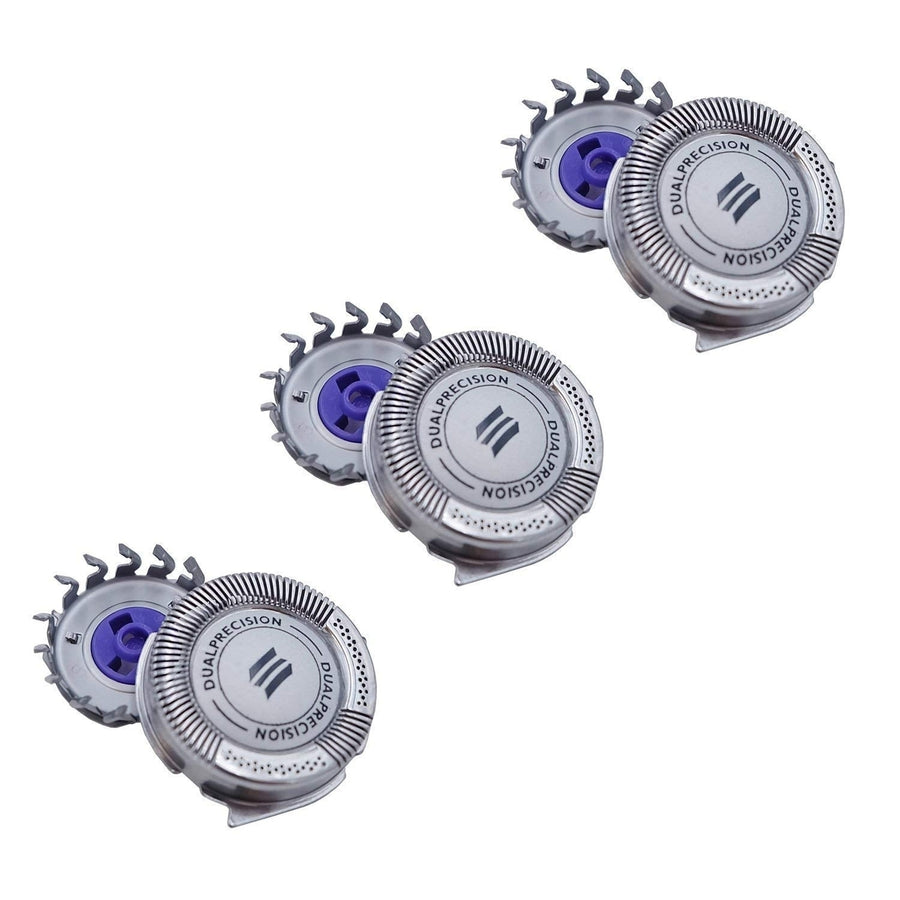 3-Piece: HQ8 Dual Precision Replacement Heads for Philips Norelco Shavers Image 1