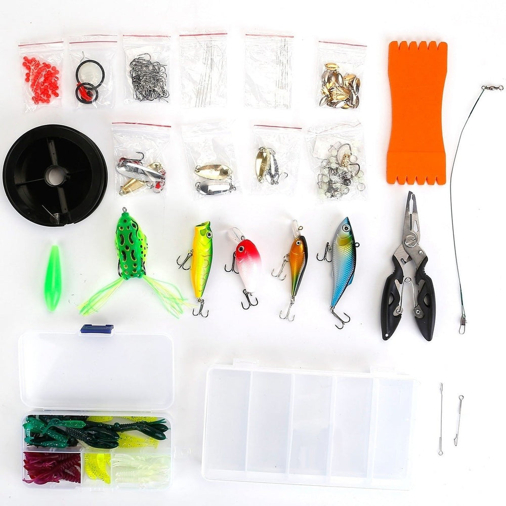 383-Piece: Fishing Lures Tackle Box Image 2