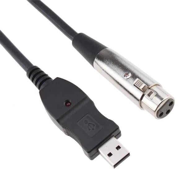 3M USB Male to XLR Female Microphone USB Mic Link Cable Image 3