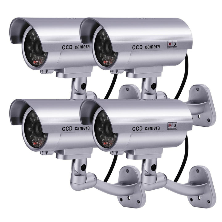 4 Pack: Fitnate Fake Security Camera CCTV Surveillance System Image 1