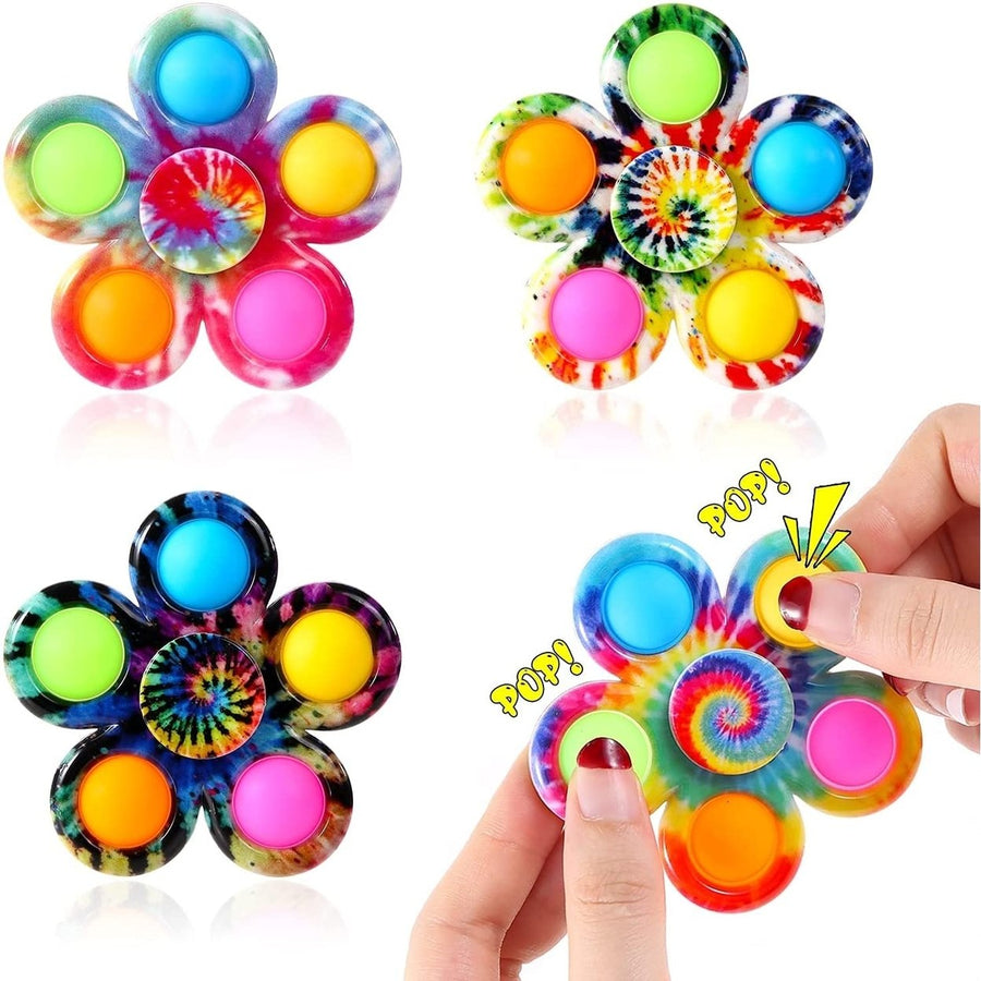 4-Pack: Effacera Pop Fidget Spinner Toys Image 1