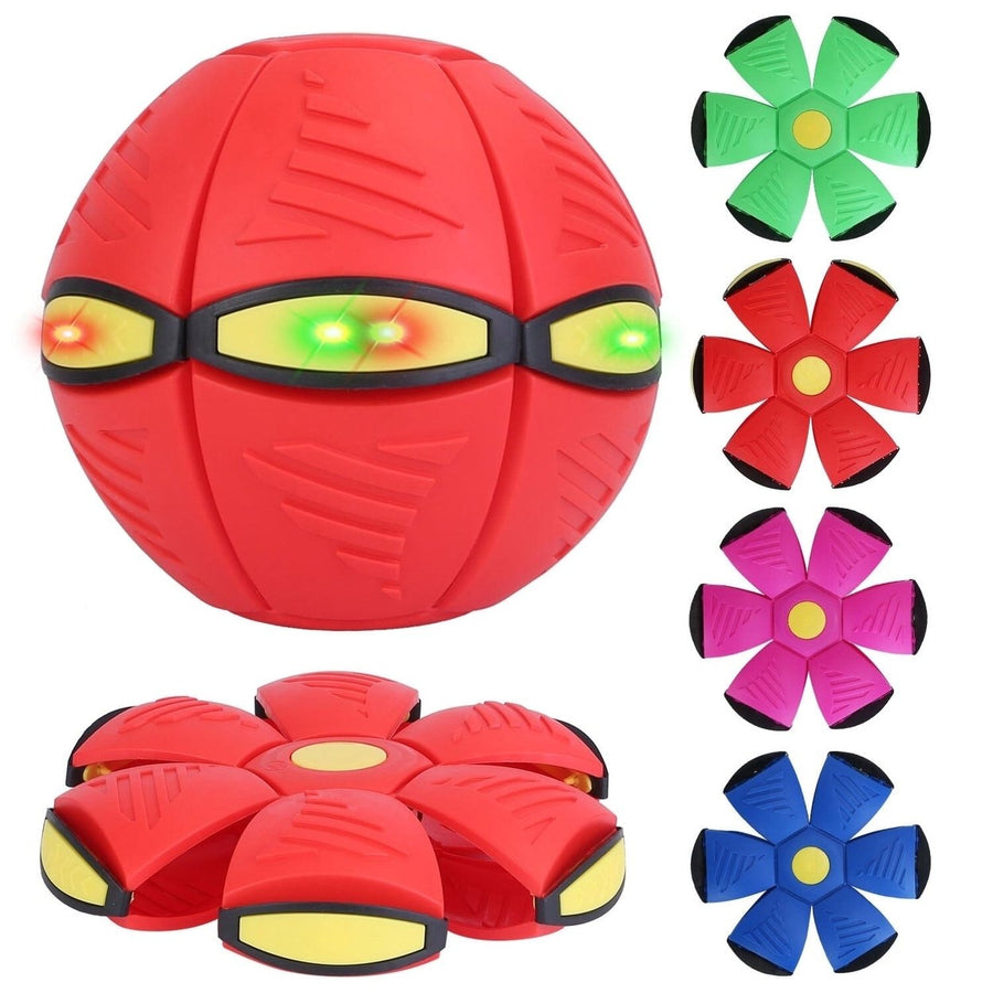 4-Pack: Flying Saucer Ball with LED Lights Image 1