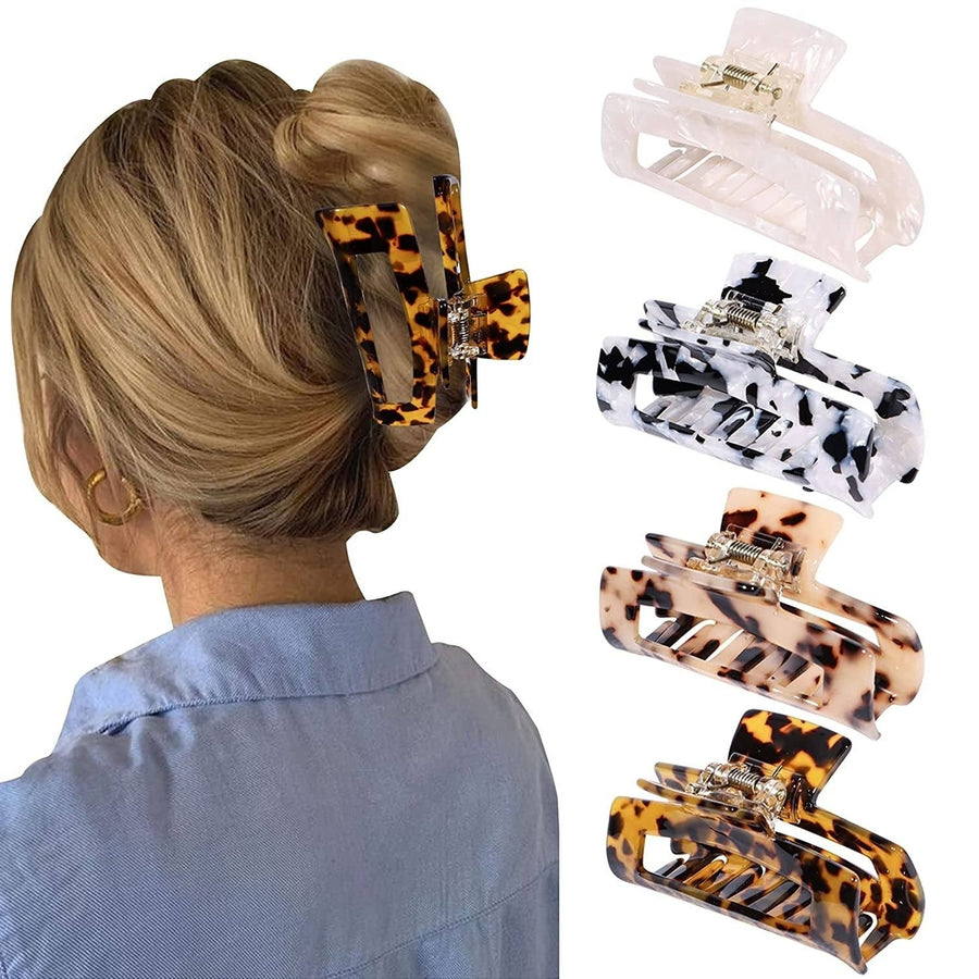 4-Pack: MagicSky Hair Claw Clips Image 1