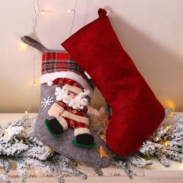 4-Pack: Creative Doll Christmas Socks Image 2