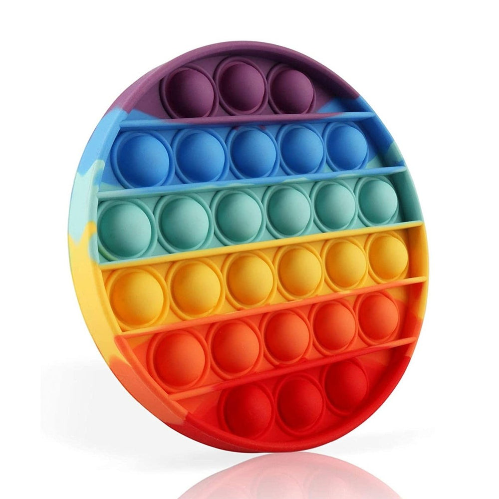 4-Pack: Rainbow Pop-It Bubble Popper Image 2