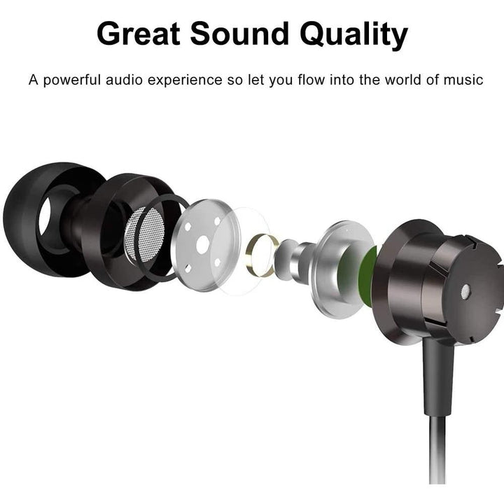 3-Pack: Noise Isolating Tangle Free In-Ear Headphones with Microphone Image 3