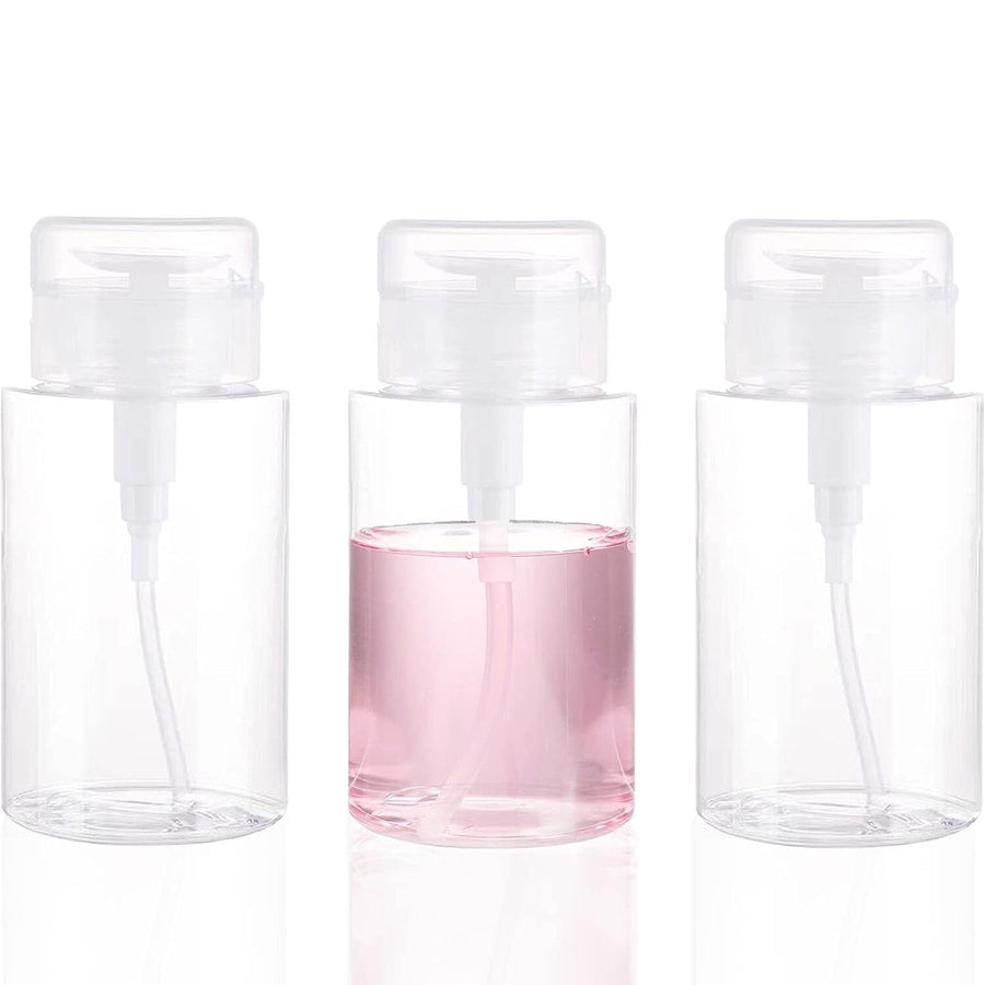 3-Pack: Push Down Empty Pump Dispenser Bottle Image 1