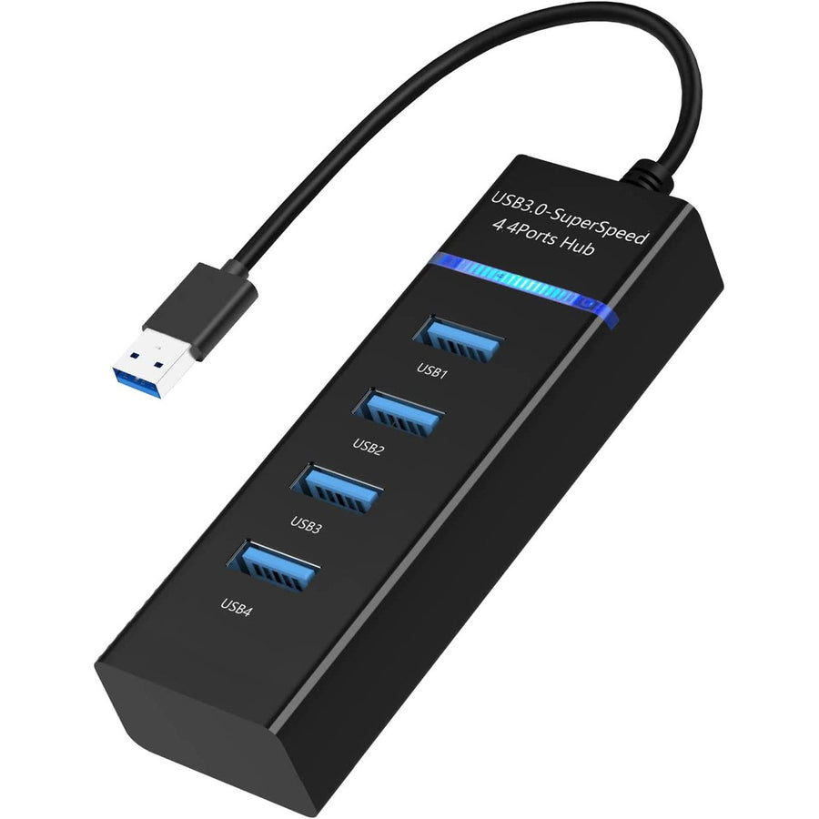 4-Port USB 3.0 USB Splitter with 3ft Extended Cable Image 1