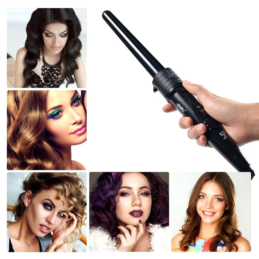 5-in-1 Curling Iron Wand Set Hair Curler Set With 5 Interchangeable Barrels Roller Image 1