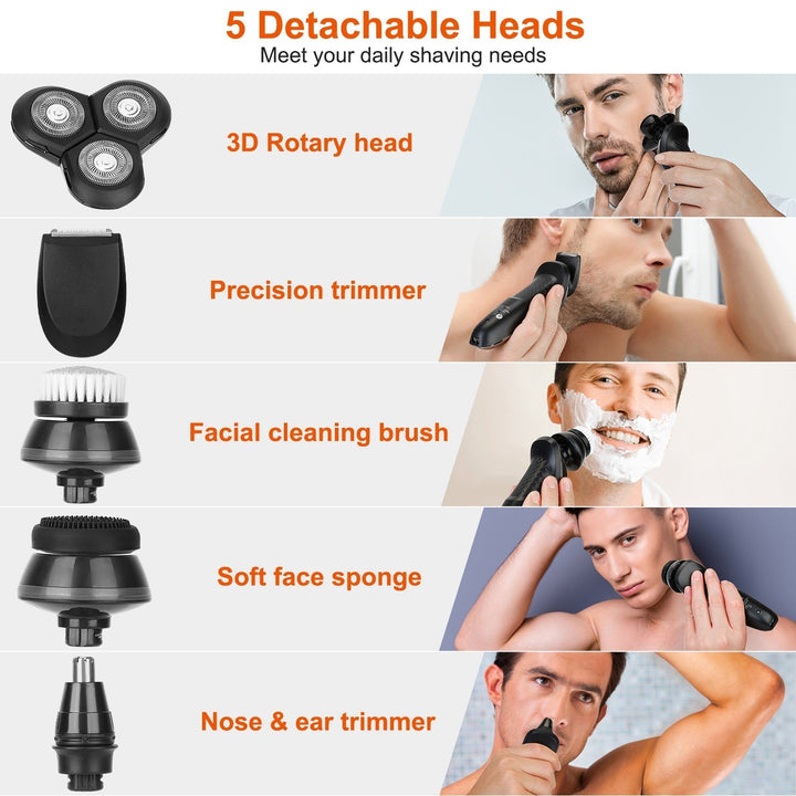 5-in-1 Electric Razor Shaver Image 6