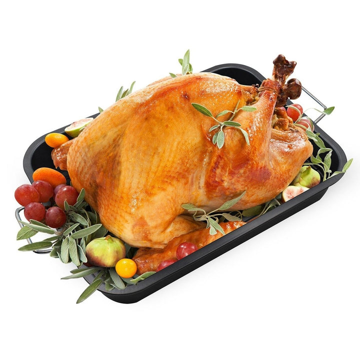 5-Piece Set: Non-Stick Roaster Pan Set Image 6