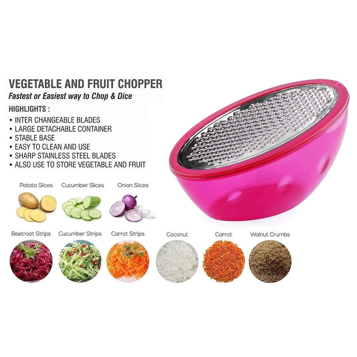 5-Piece: Cheese Grater Citrus Lemon Zester With Food Storage Container and Lid Image 4