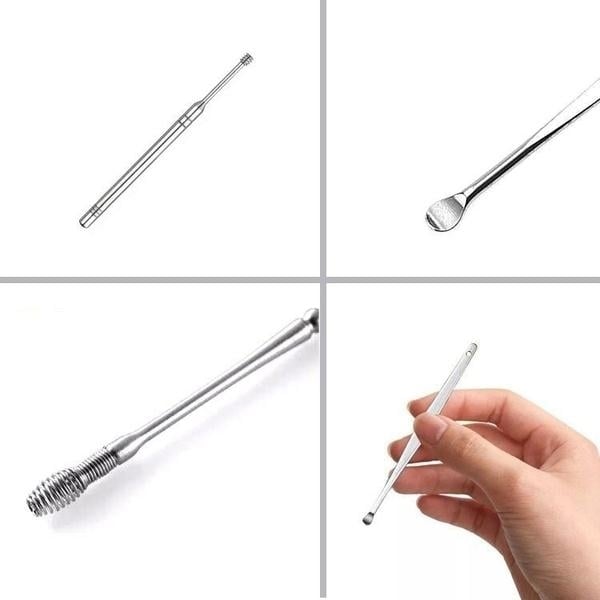 5-Piece: Stainless Steel Earpick Set Image 9