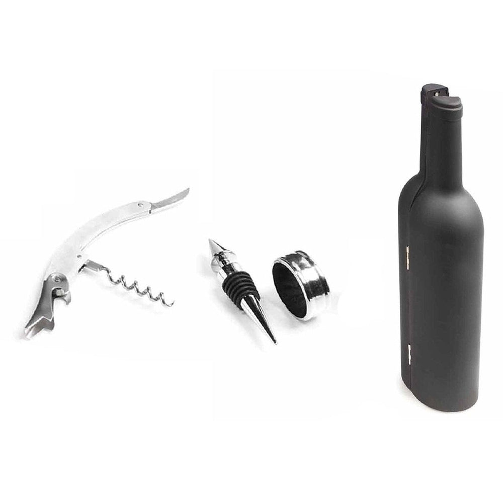 5-Piece: Wine Opener Set with Bottle-Shaped Case Image 2