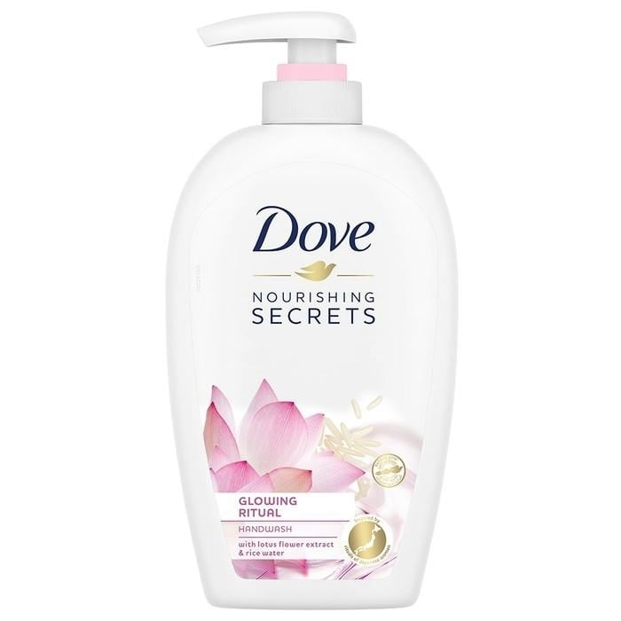 5-Pack: Dove Caring Hand Wash 250 ML Image 3