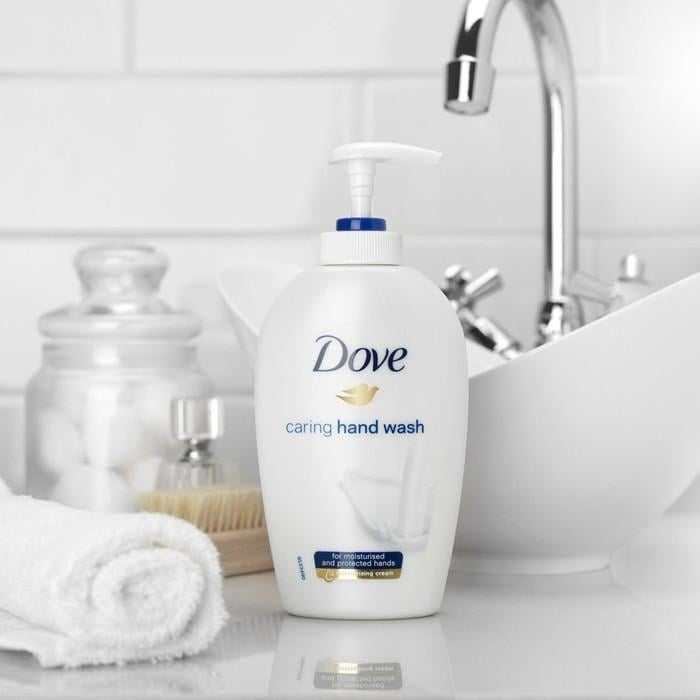 5-Pack: Dove Caring Hand Wash 250 ML Image 4