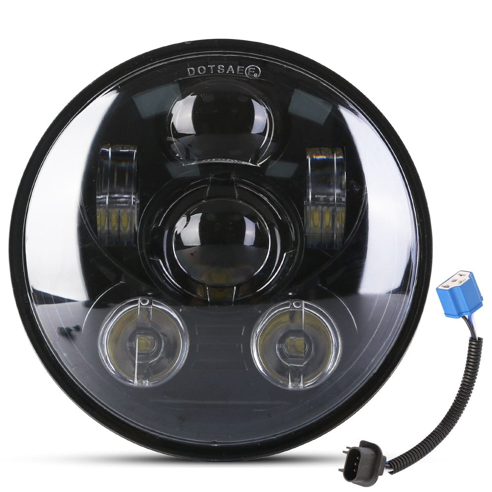 5.75-Inch LED Motorcycle Headlight Image 2