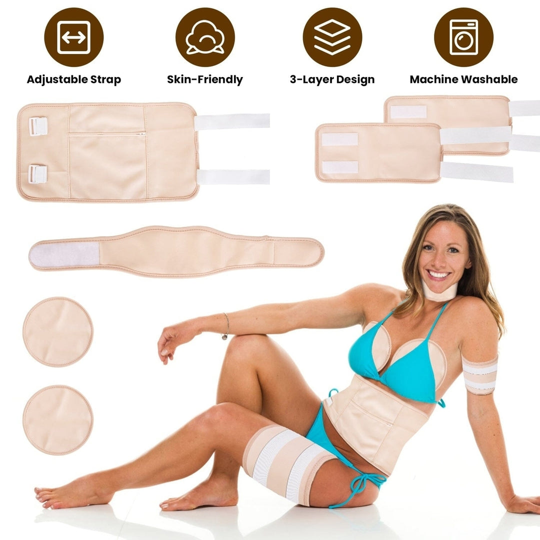 6-Pack: Castor Oil Wrap Set Image 6