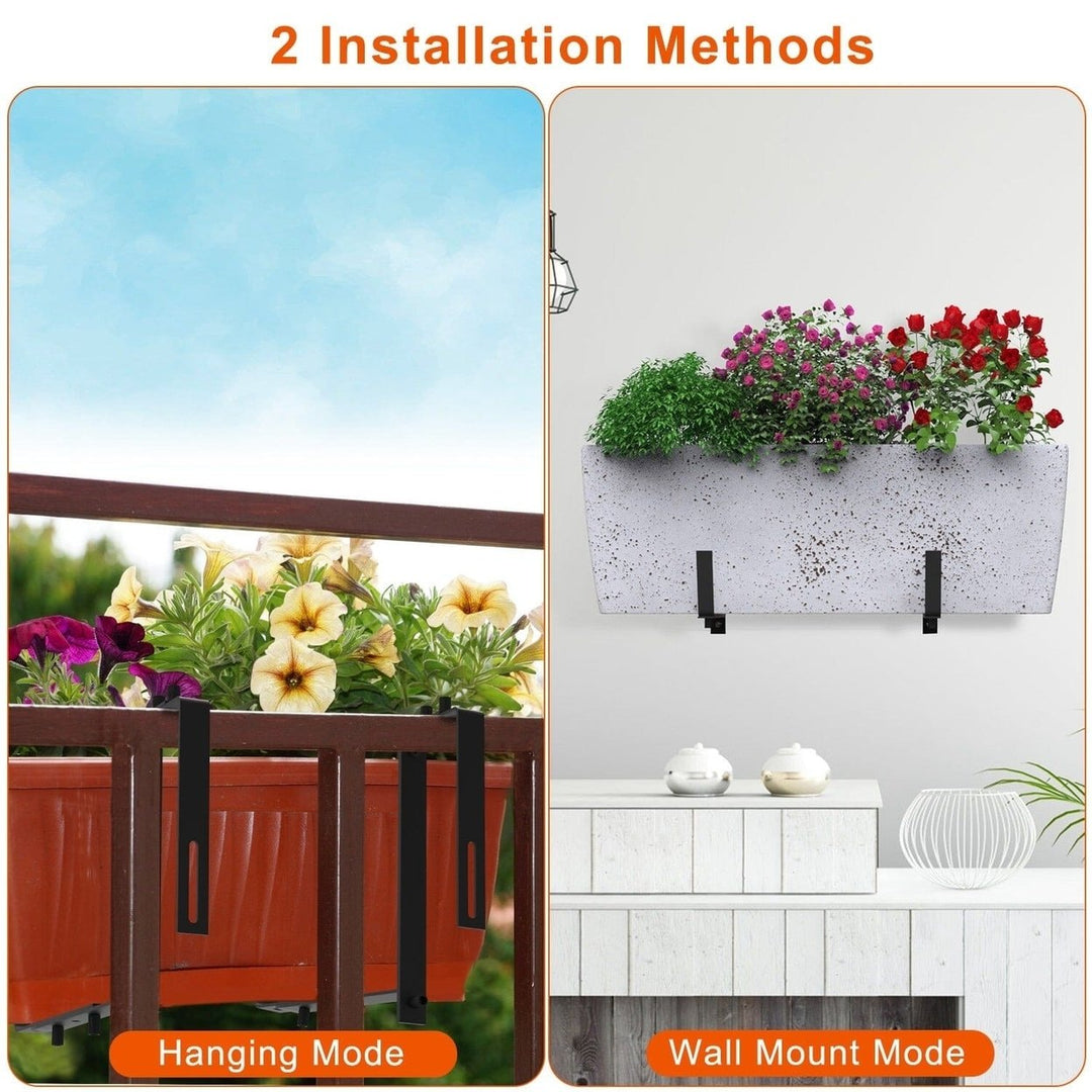 4-Piece: Adjustable Planter Box Brackets Image 10