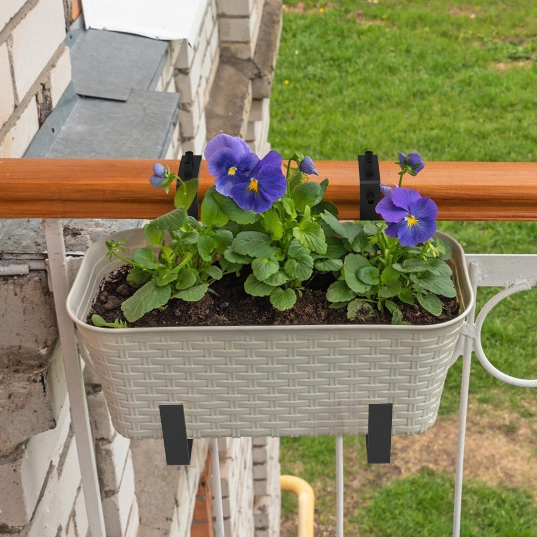 4-Piece: Adjustable Planter Box Brackets Image 12