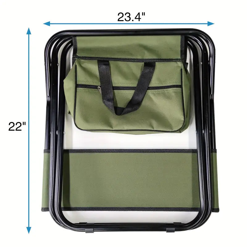 4-Piece: Folding Outdoor Chair with Storage Bag Image 4