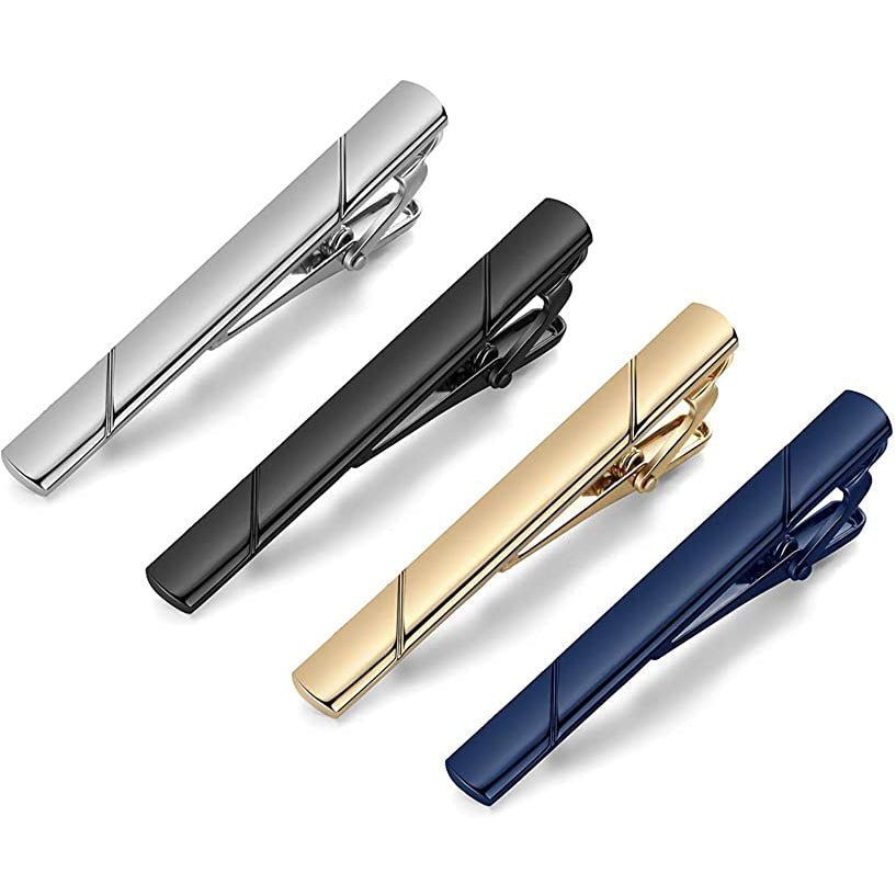 4-Piece: Mens Tie Clips Image 1