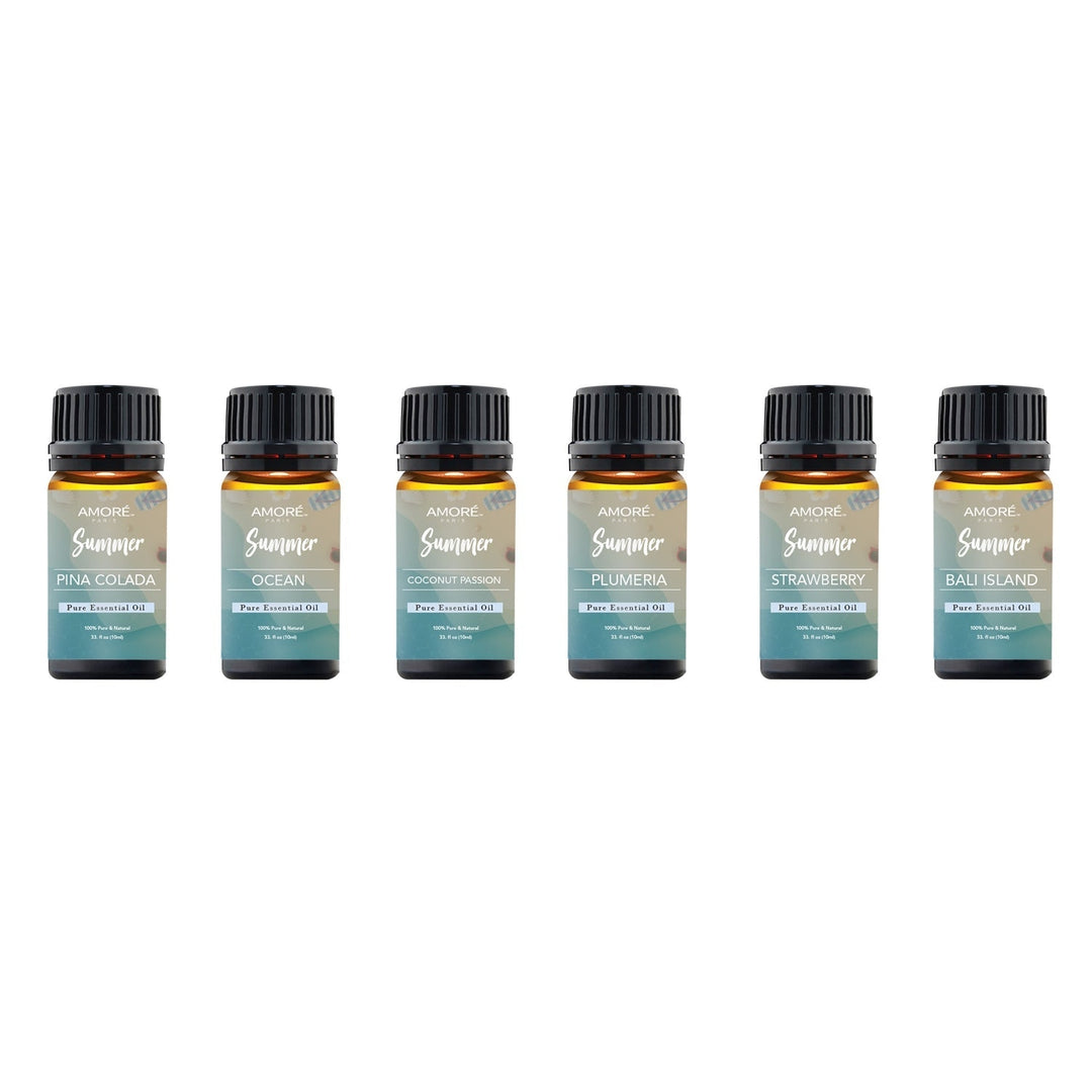 6-Pack: Summer Vibe Fresh Scented Aromatherapy Essential Oil For Diffusers Humidifiers Image 3