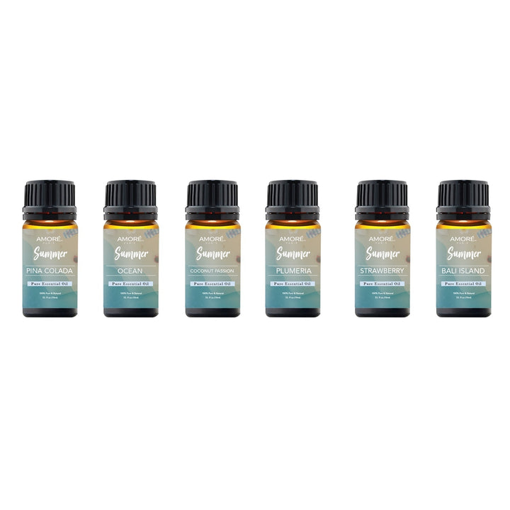 6-Pack: Summer Vibe Fresh Scented Aromatherapy Essential Oil For Diffusers Humidifiers Image 3