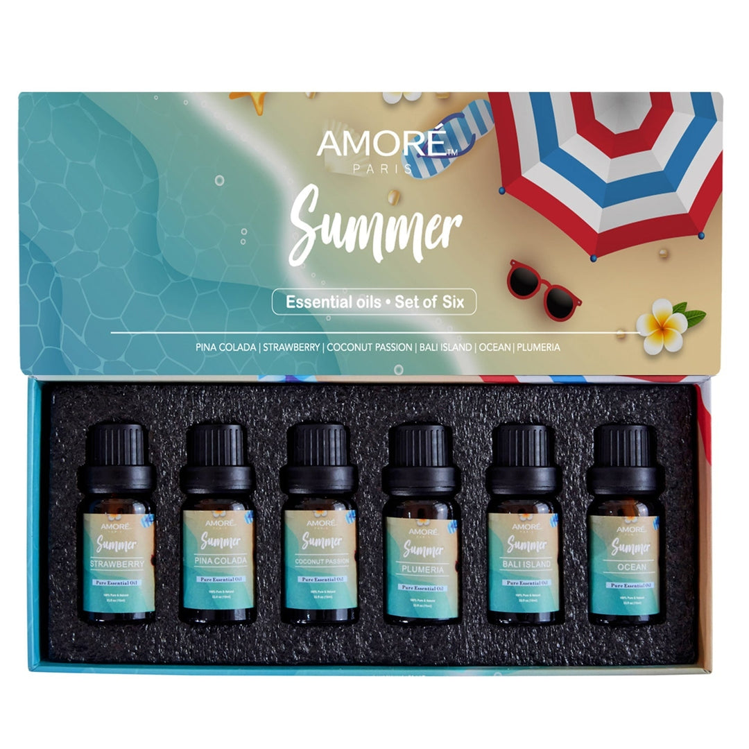 6-Pack: Summer Vibe Fresh Scented Aromatherapy Essential Oil For Diffusers Humidifiers Image 4