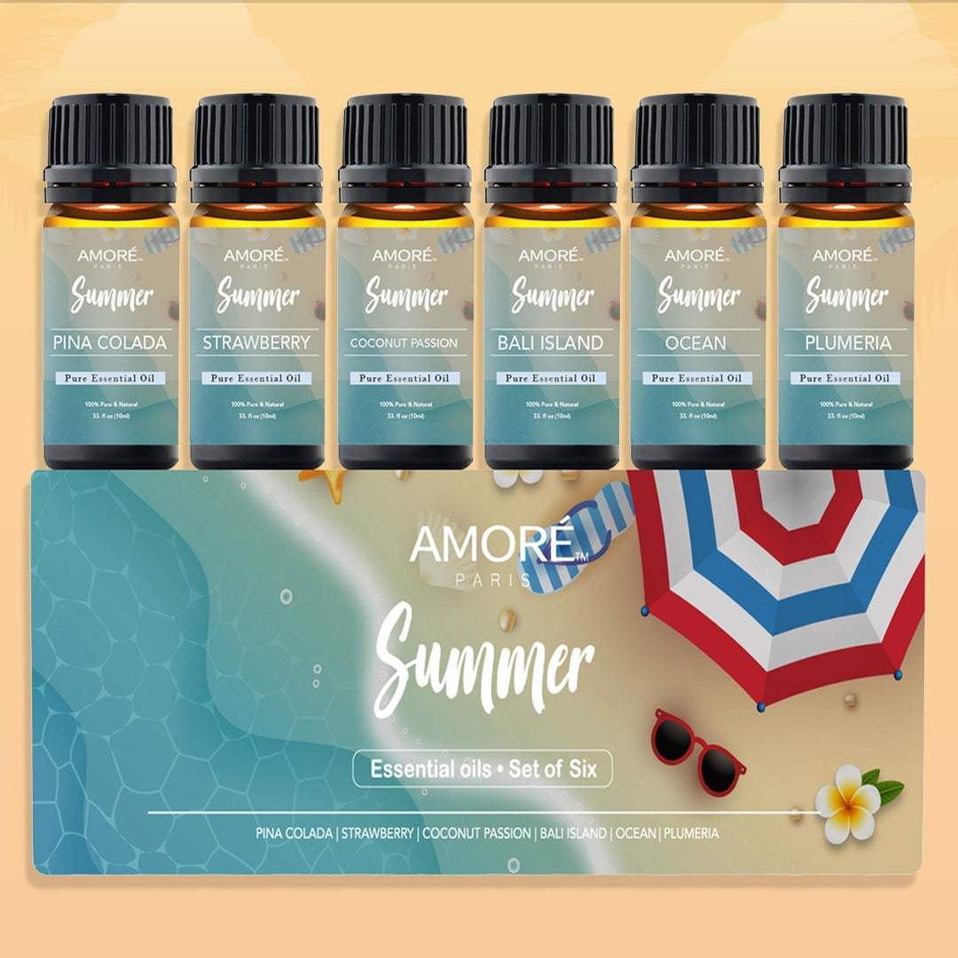 6-Pack: Summer Vibe Fresh Scented Aromatherapy Essential Oil For Diffusers Humidifiers Image 4