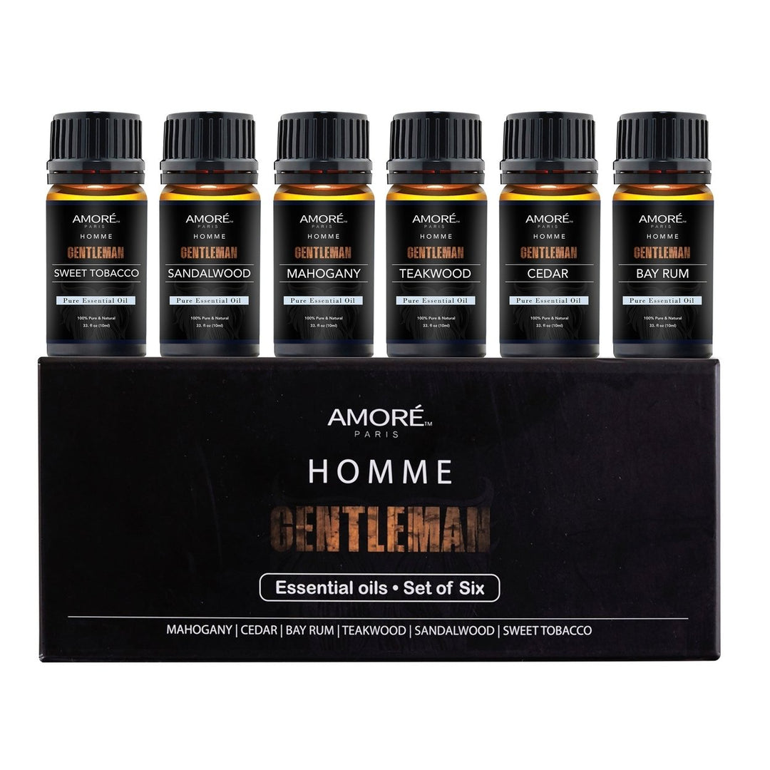 6-Pack: Gentlemens 10ml Premium Grade Fragrance Essential Oil Gift Set Image 2