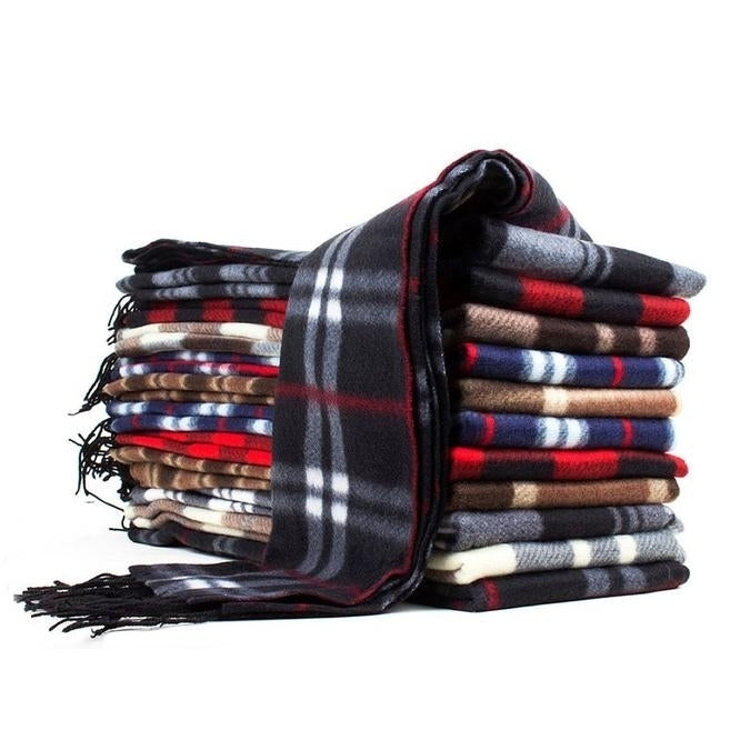 6-Pack: Mens Fleece Scarf Image 2