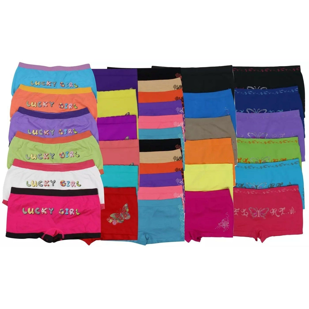 6-Pack: Mystery Womens Microfiber Boyshorts Image 4