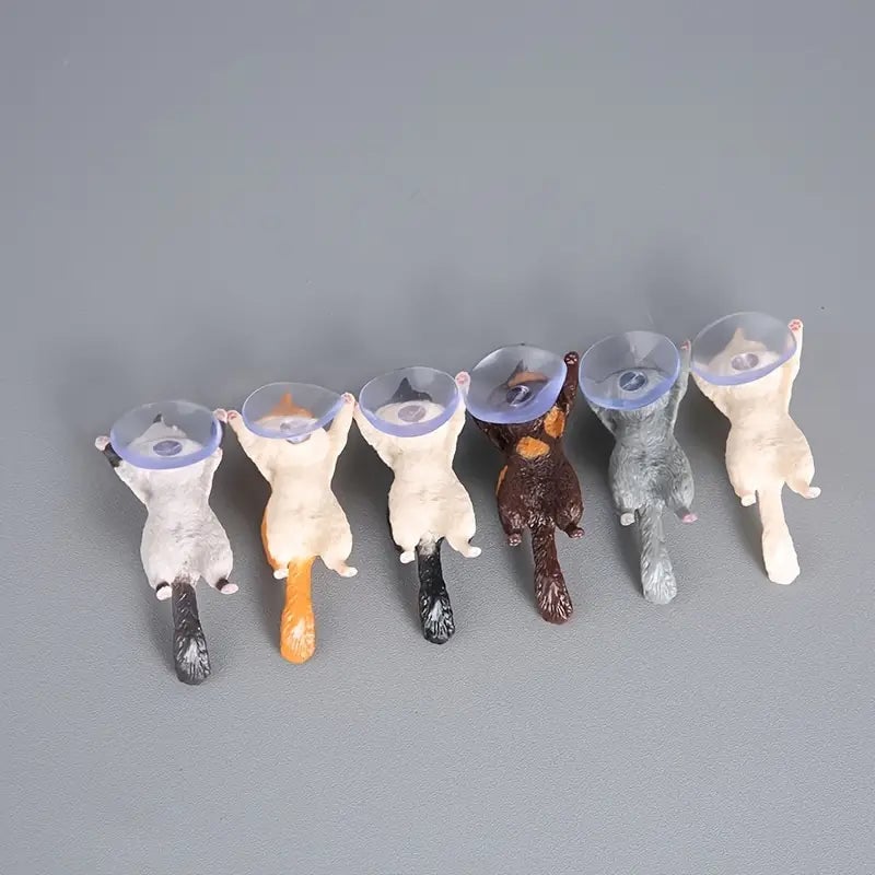 6-Pack: Portable Universal Cute Cat Cell Phone Holder Image 2