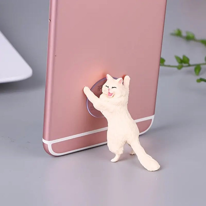 6-Pack: Portable Universal Cute Cat Cell Phone Holder Image 4