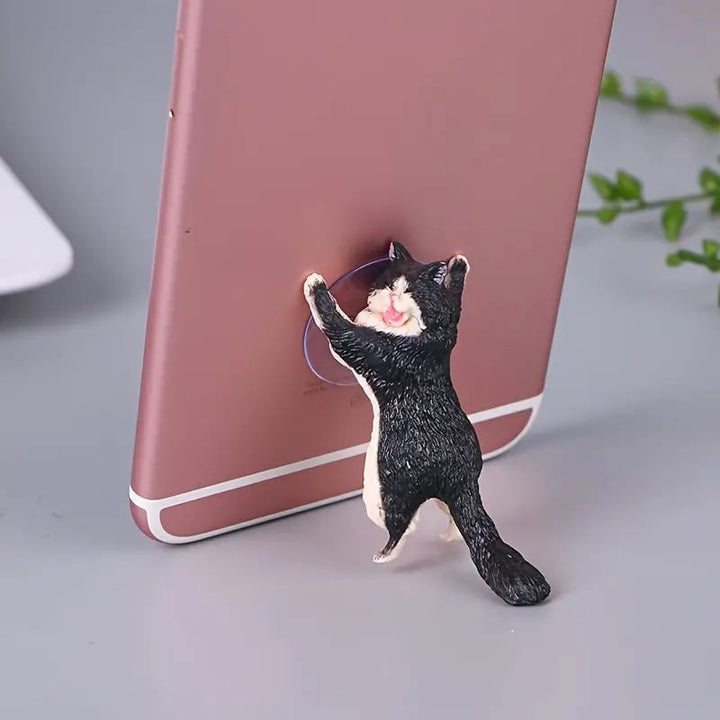 6-Pack: Portable Universal Cute Cat Cell Phone Holder Image 7