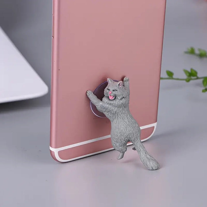 6-Pack: Portable Universal Cute Cat Cell Phone Holder Image 9