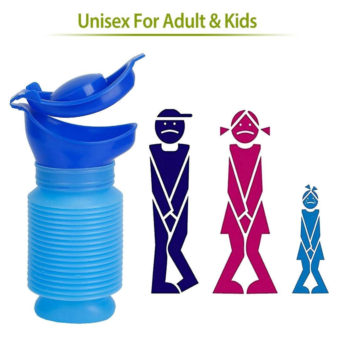 750ml Unisex Reusable Emergency Shrinkable Urinal Image 6