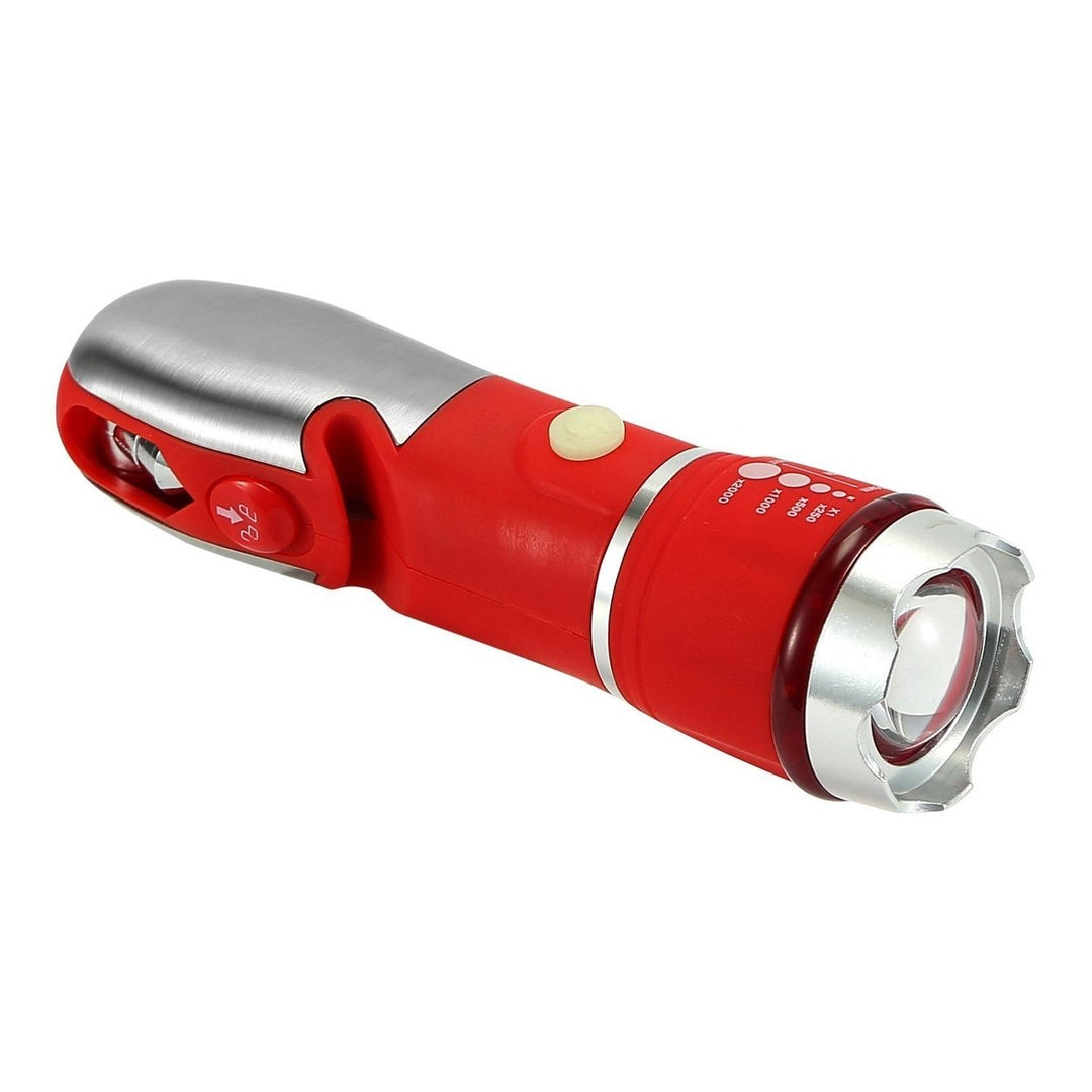 8-in-1 Multi-Tool Hammer Zoomable Emergency Flashlight Image 2