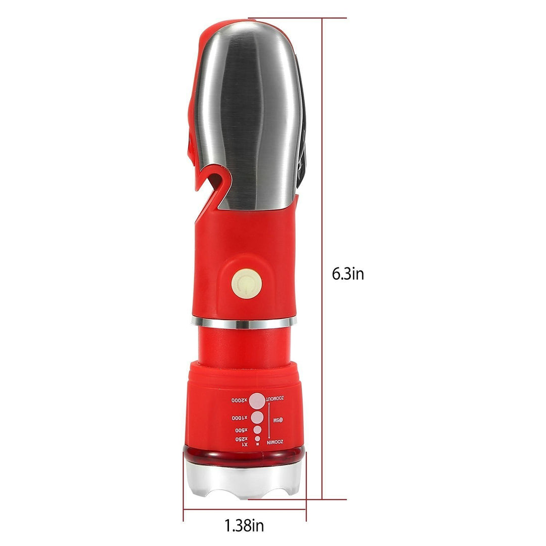 8-in-1 Multi-Tool Hammer Zoomable Emergency Flashlight Image 4