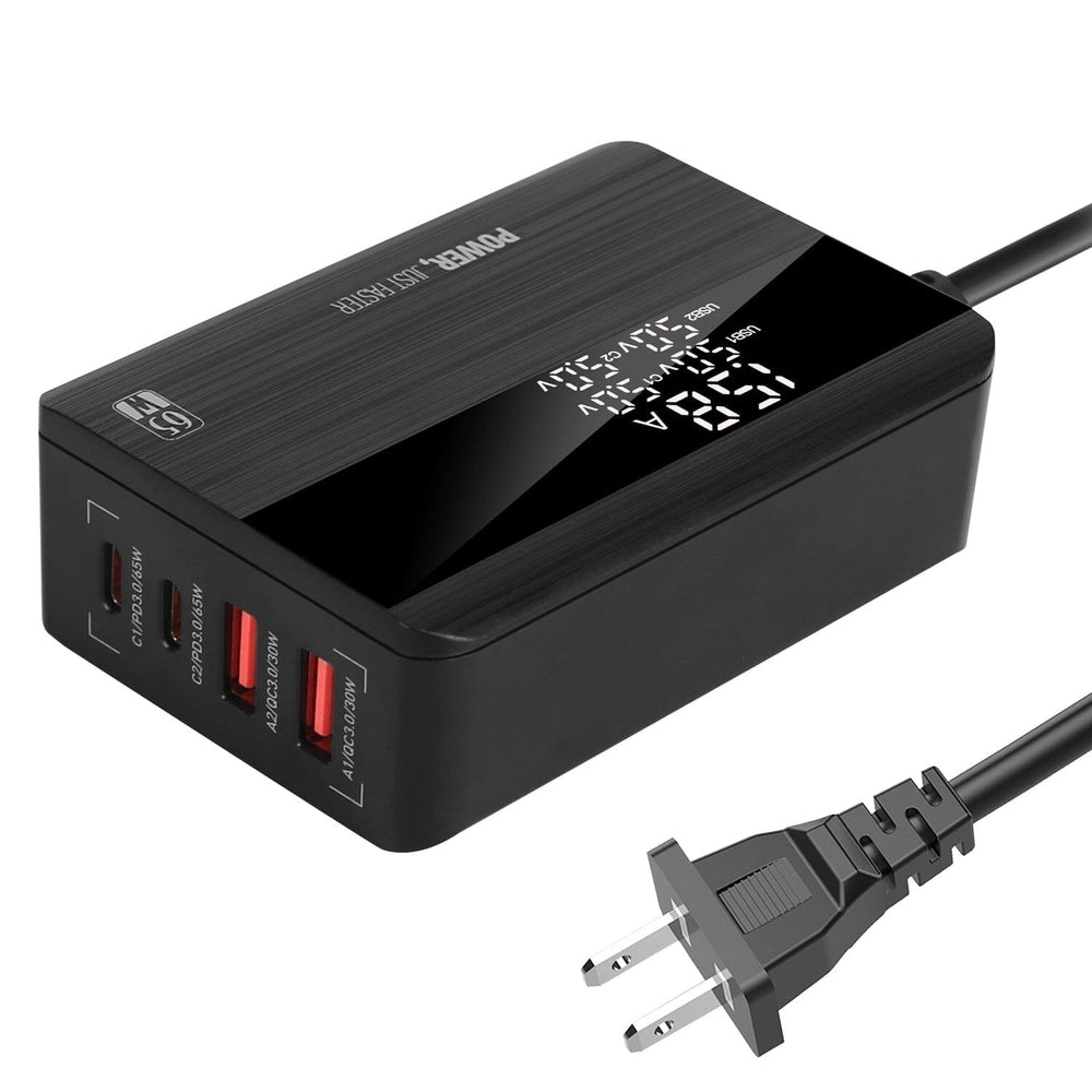 65W 4 USB Port Fast Wall Charger Image 2