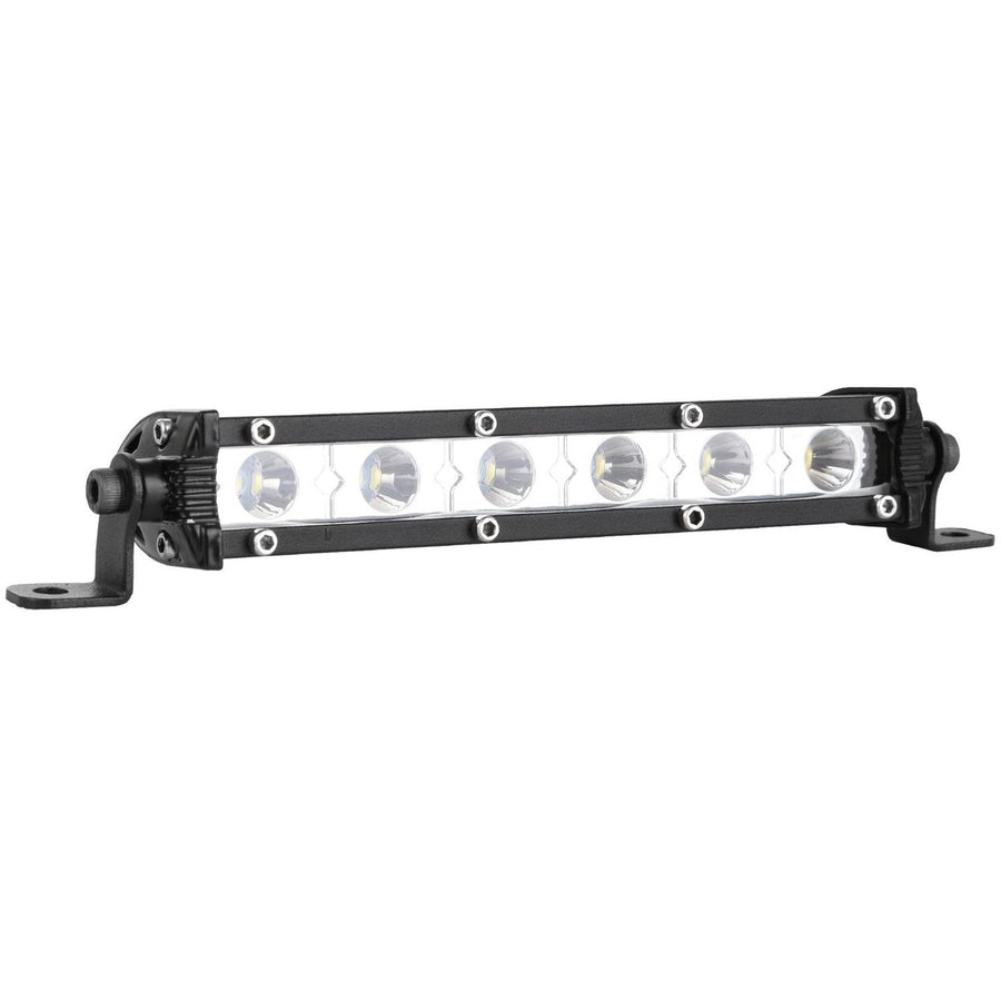 7" LED Light Bar Single Row Offroad Spot Lights Image 1