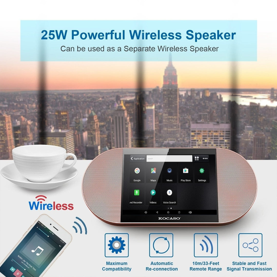 7-Inch Touch Screen Android Tablet PC with Wireless Speaker Image 7