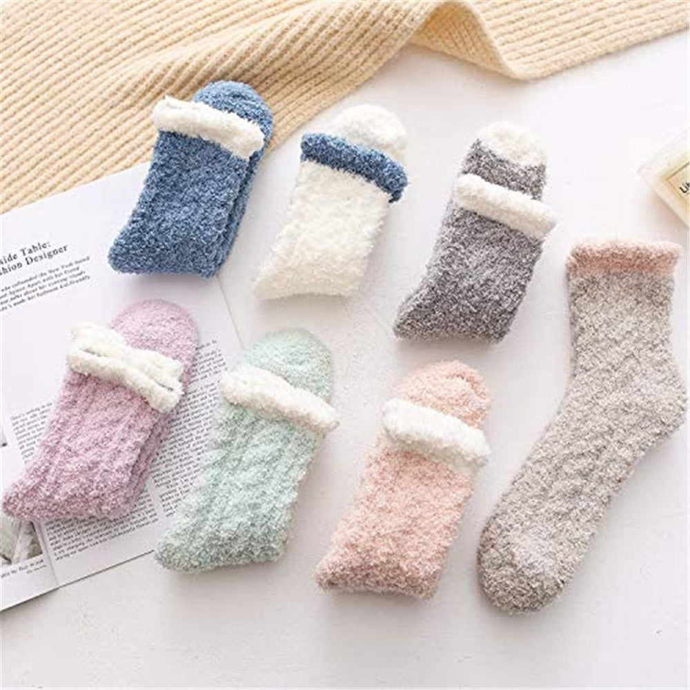 7-Pair: Womens Comfortable Sleeping Socks Image 2