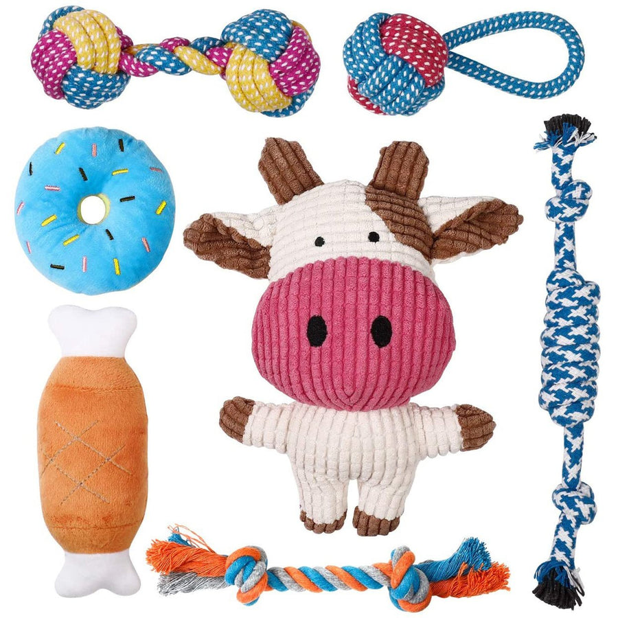 7-Piece: Puppy Cord Chew Toys Image 1