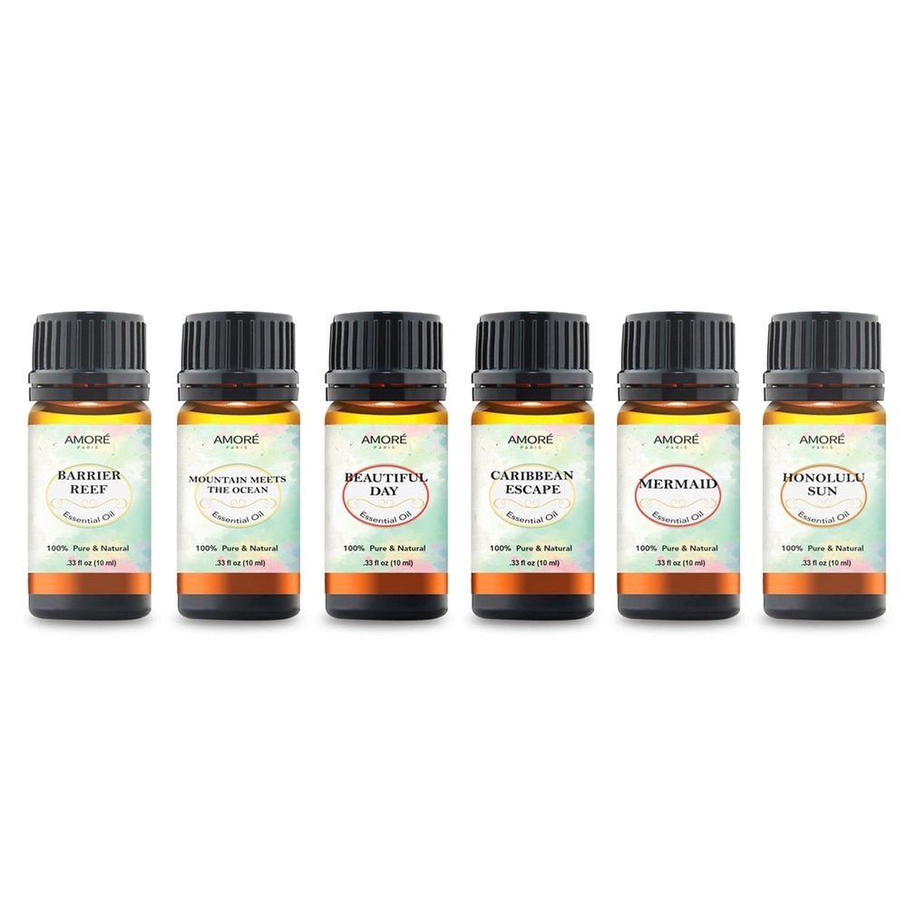 6-Piece: Island Gateway Pure Aromatherapy Essential Oil Set Image 2