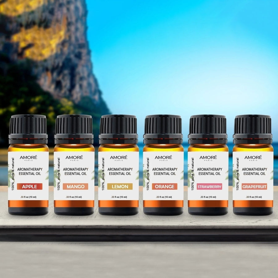 6-Piece: Tropical Collection Therapeutic-Grade Aromatherapy Essential Oil Set Image 1